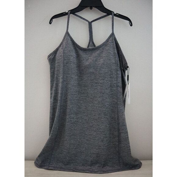 Calvin Klein Performance PF2D8050 Women's Sz XL Black Heather Exercise Dress $80 - Picture 1 of 7